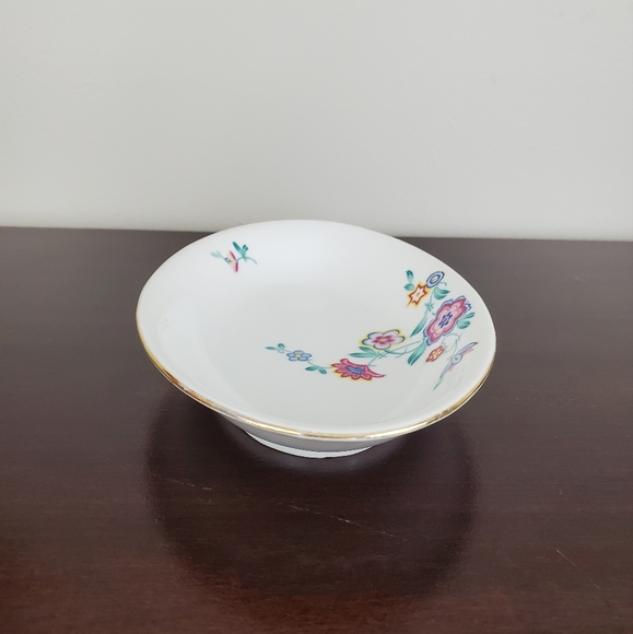 Vintage Union K Mepoco Trinket Floral Dish - Picture 5 of 8